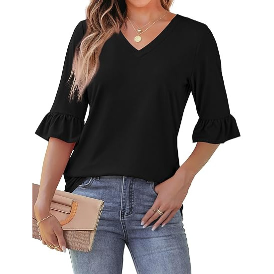 بي ام جيه ال بلوزة نسائية بيضاء